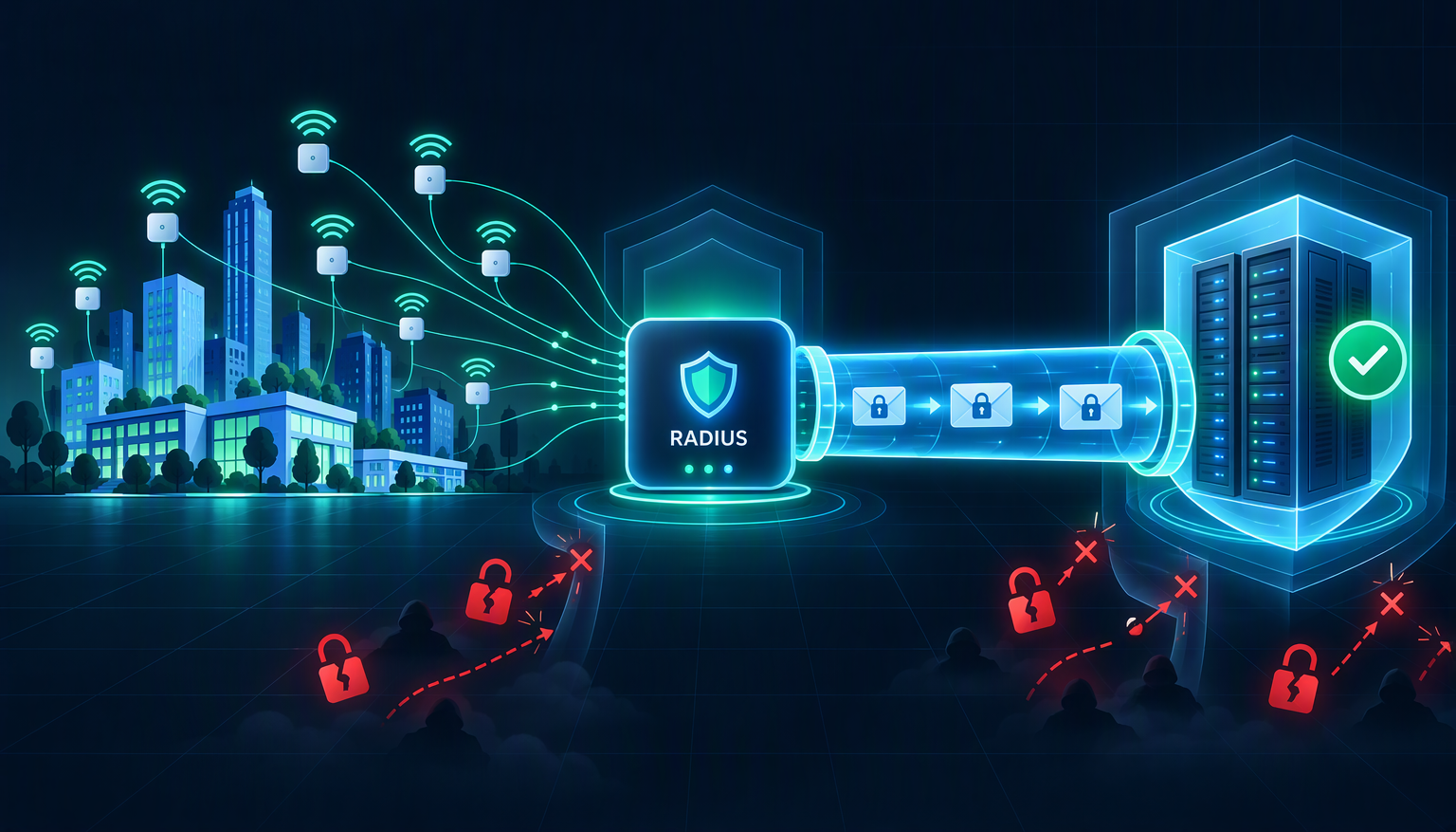 Enterprise Secured RADIUS for Large WiFi Projects, Hosted by ISN