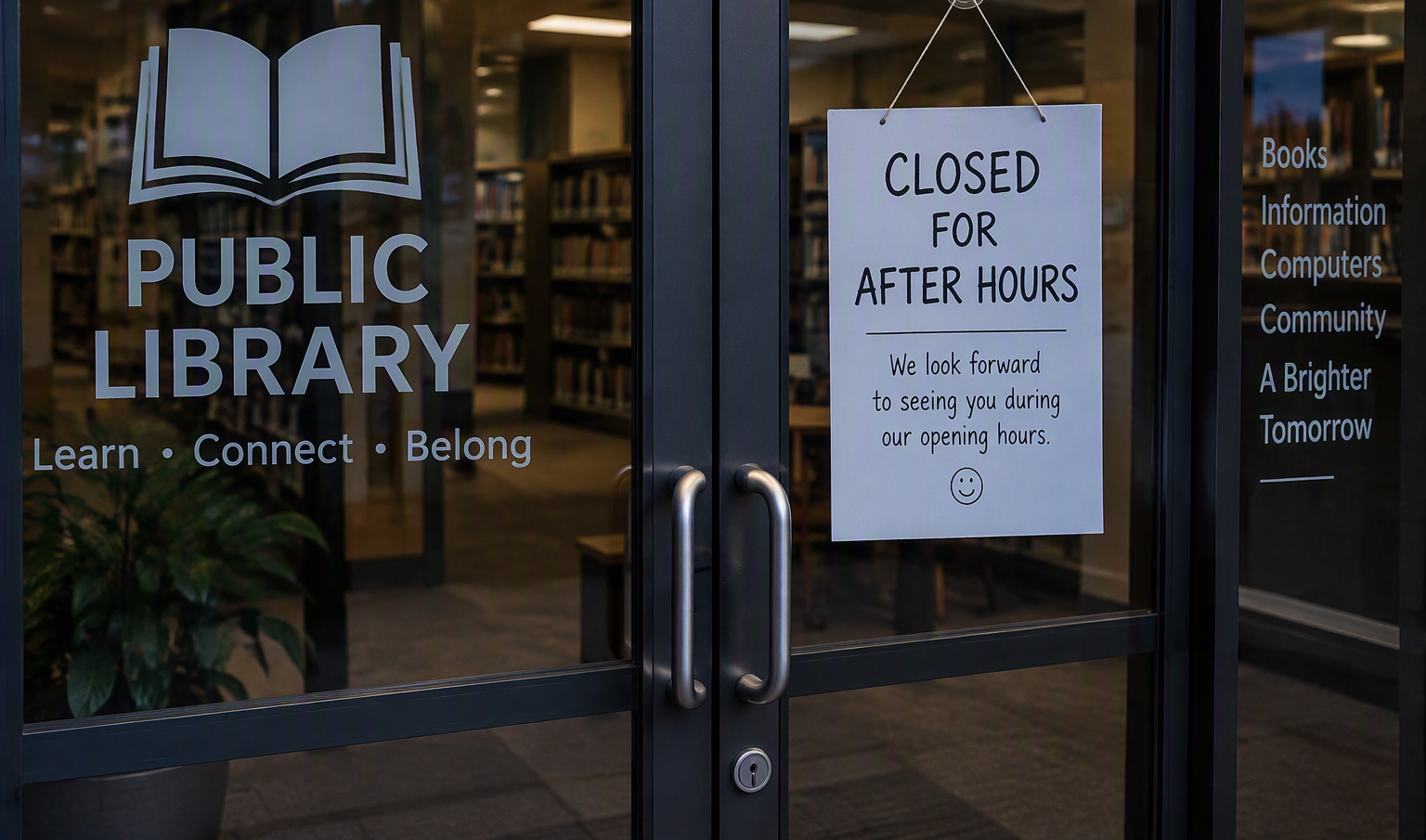 Free WiFi That Closes on Time: Opening Hours for Libraries and Community Venues
